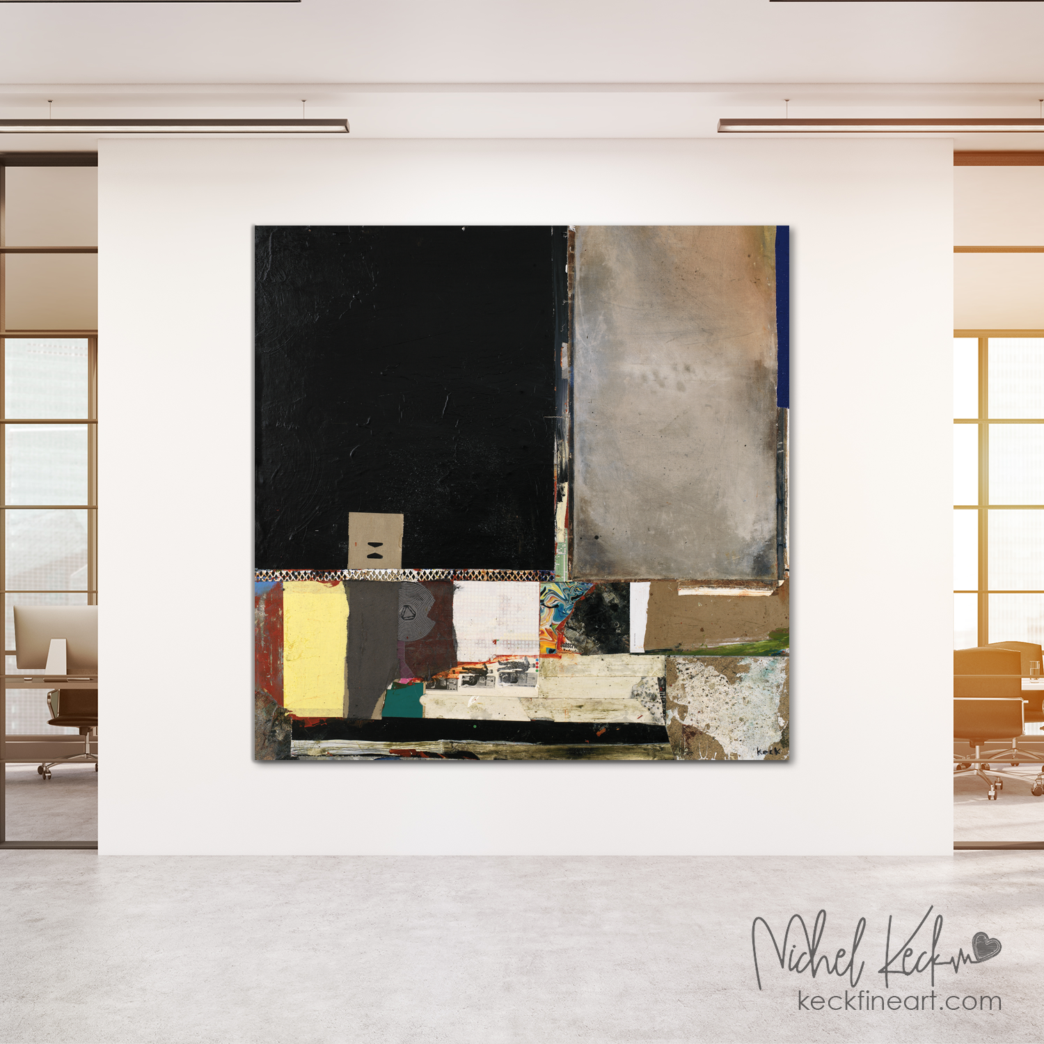 #060804 <br> Title: Getting Even <br> Mixed Media Art Print