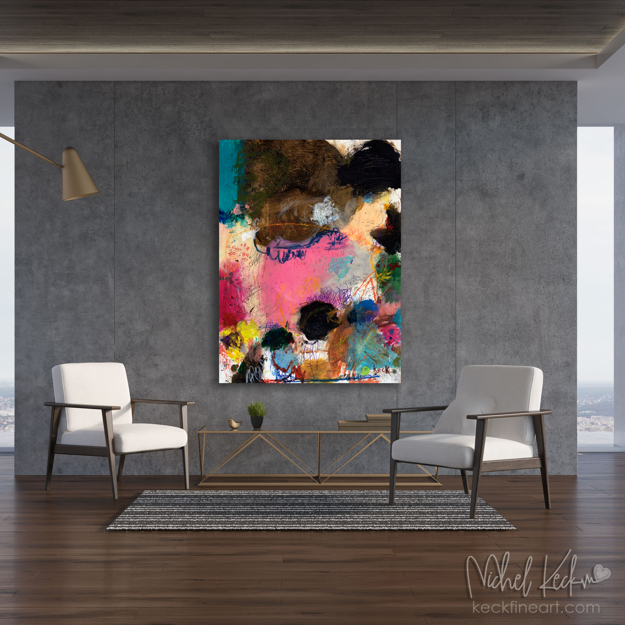 Large scale abstract art prints for home, office, hospitality
