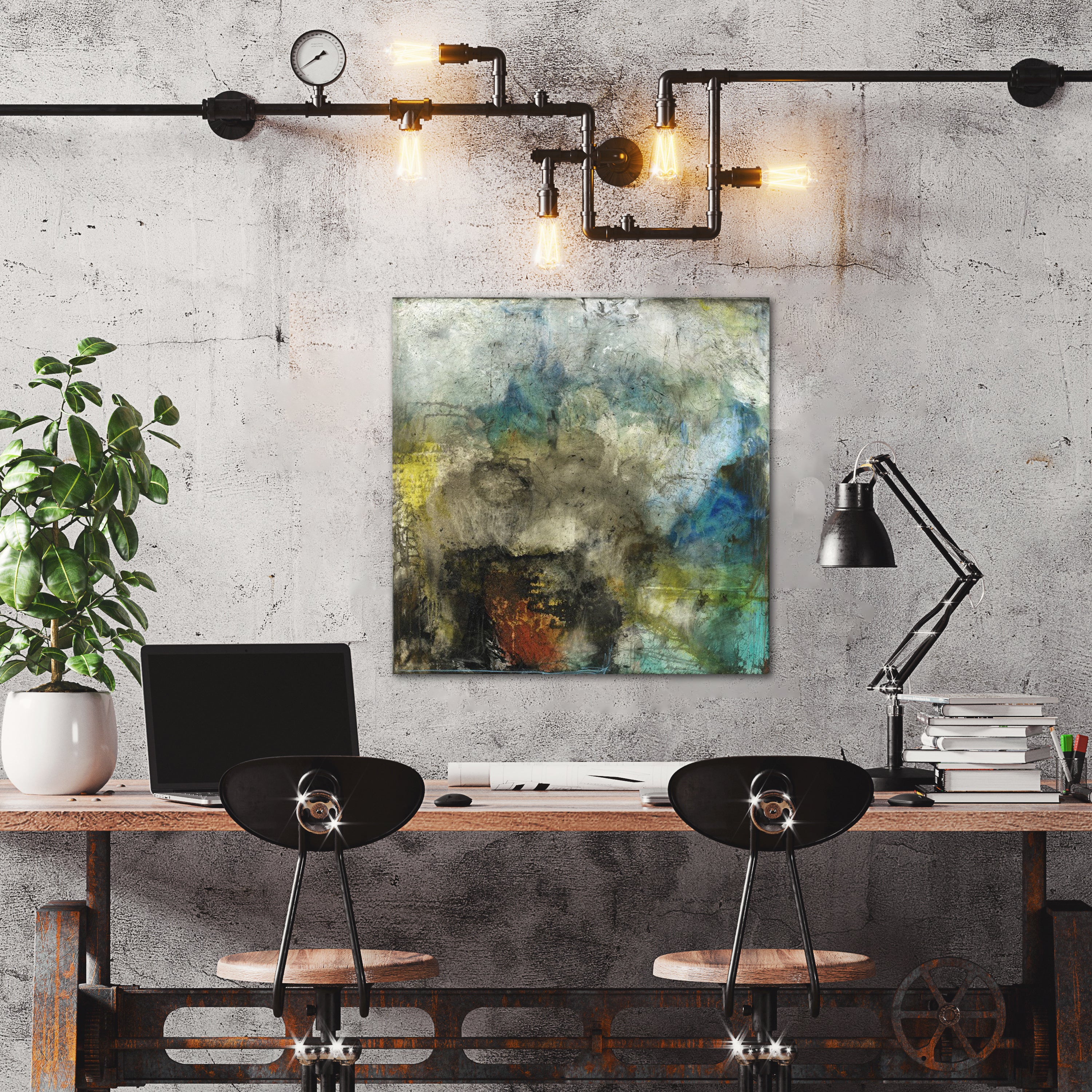 Abstract Art Canvas Prints from Small to Oversized. colorful abstract art prints