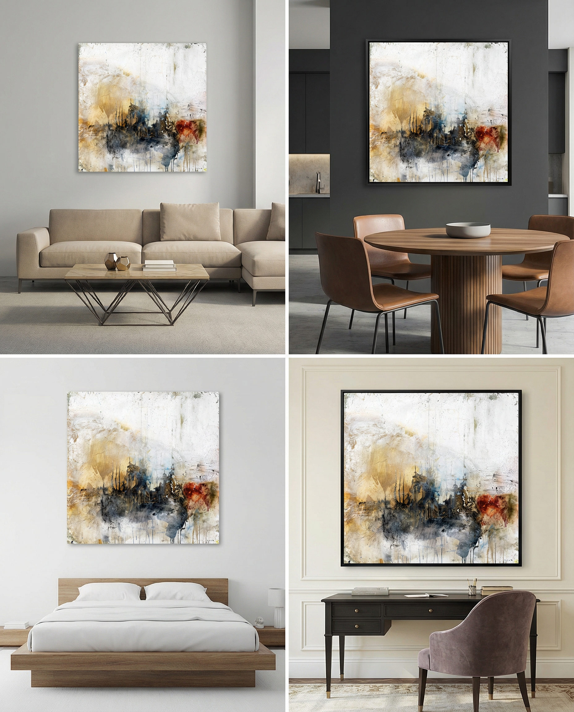 Organic Abstract Art<br>Canvas Prints <br>I Don't Want To Hear It