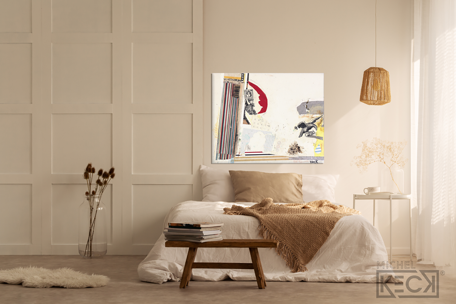 #101201 <br> Vulnerable <br> Mixed Media Art Print