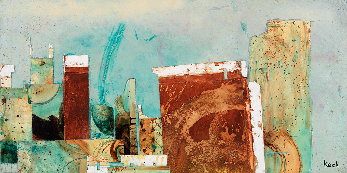 #010725 <br> Views of the City V <br>Canvas Art Print