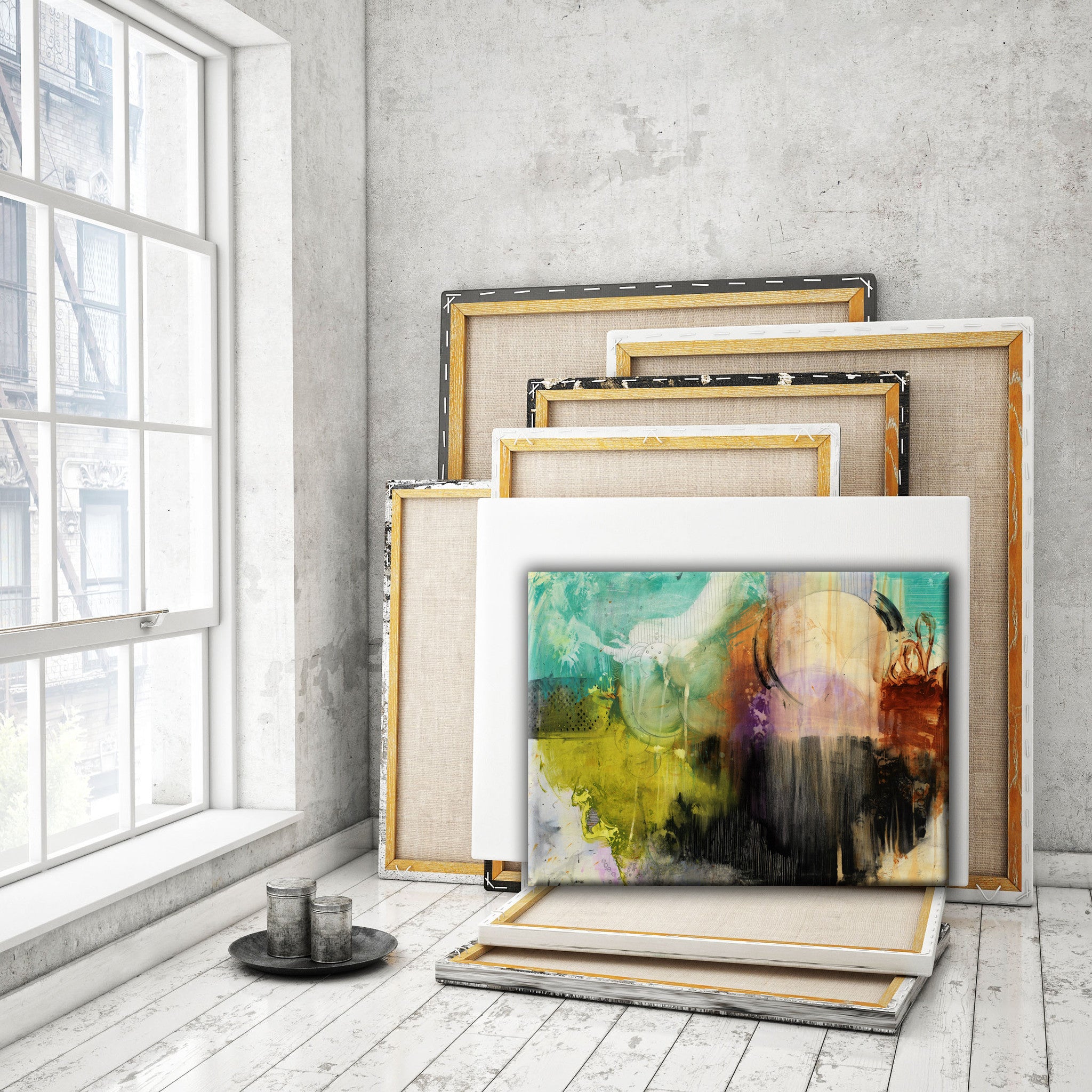 Abstract Art Prints for Set Design. Cleared Art for Movies. Cleared Art For TV. Wholesale Cleared Abstract and Mixed Media Art.