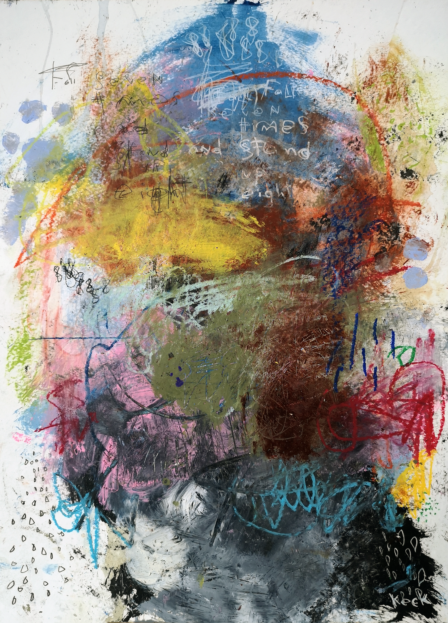 Abstract Canvas Art Print <br>2020 Collection <br>Title:  Eight <br> Michel Keck