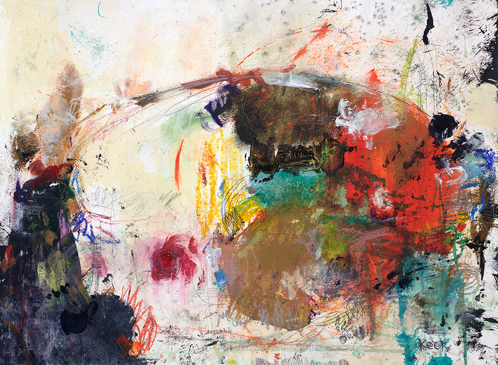 ABSTRACT CANVAS ART PRINTS BY MICHEL KECK