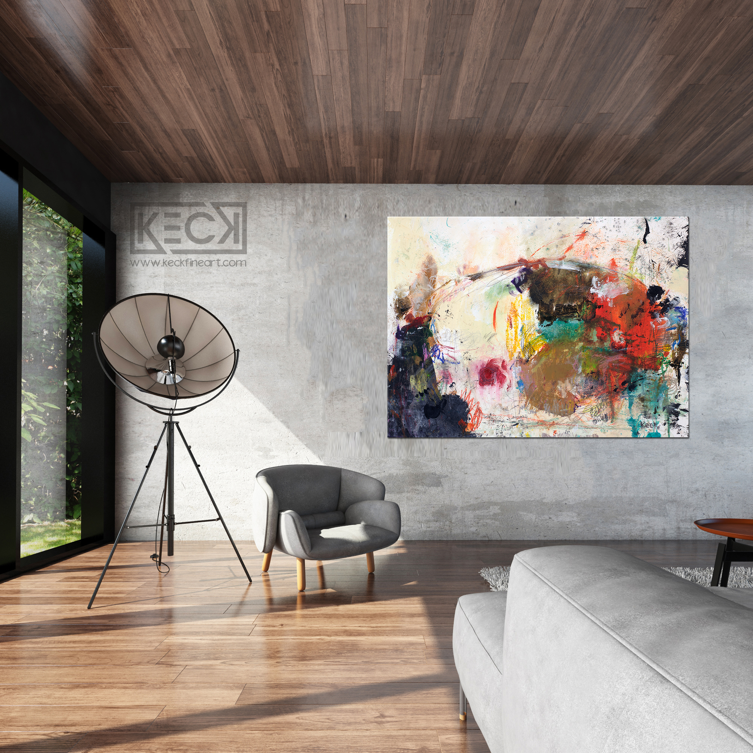 BEAUTIFUL COLORFUL ABSTRACT ART PRINTS BY MICHEL KECK