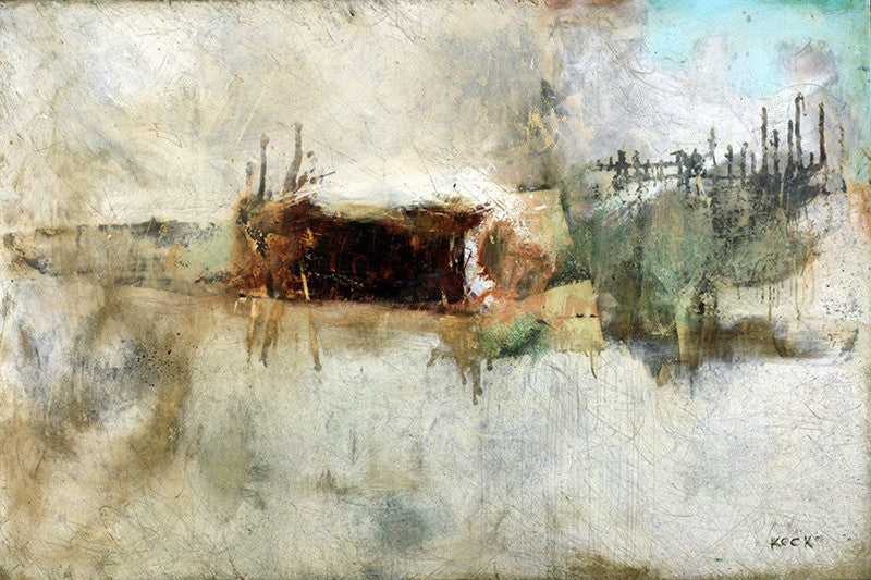 Organic Abstract Art<br> Canvas Print <br> Title: The Last Laugh