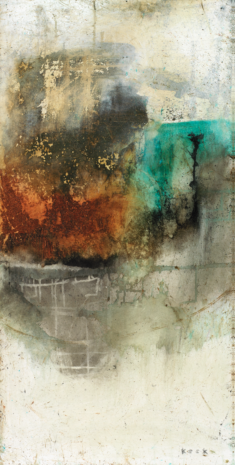 #060812 <br> Abstract Art Canvas Print<br>Title: Somethings Gotta Give <br>