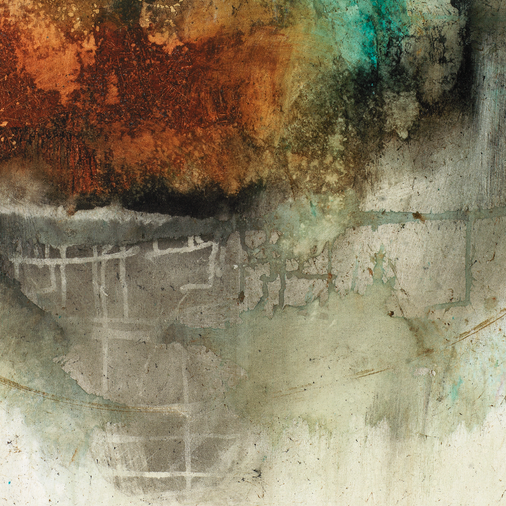 #060812 <br> Abstract Art Canvas Print<br>Title: Somethings Gotta Give <br>