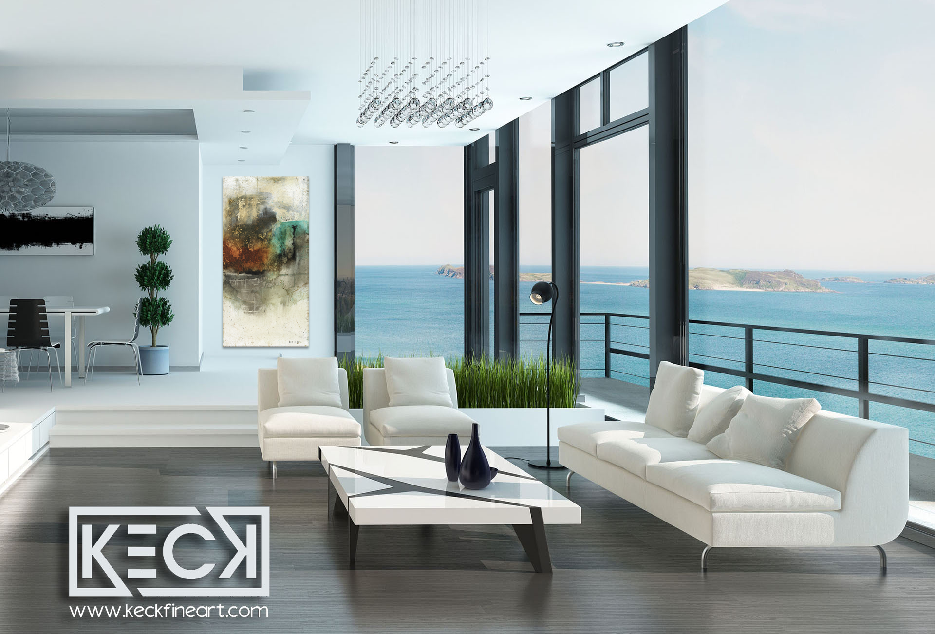 #060812 <br> Abstract Art Canvas Print<br>Title: Somethings Gotta Give <br>