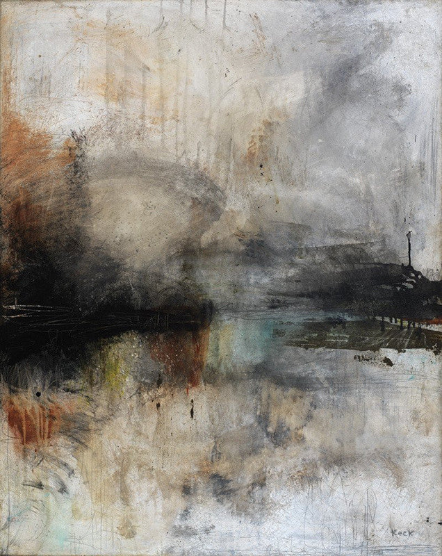 Organic Abstract Art<br> Canvas Print<br> Title: Should've Listened