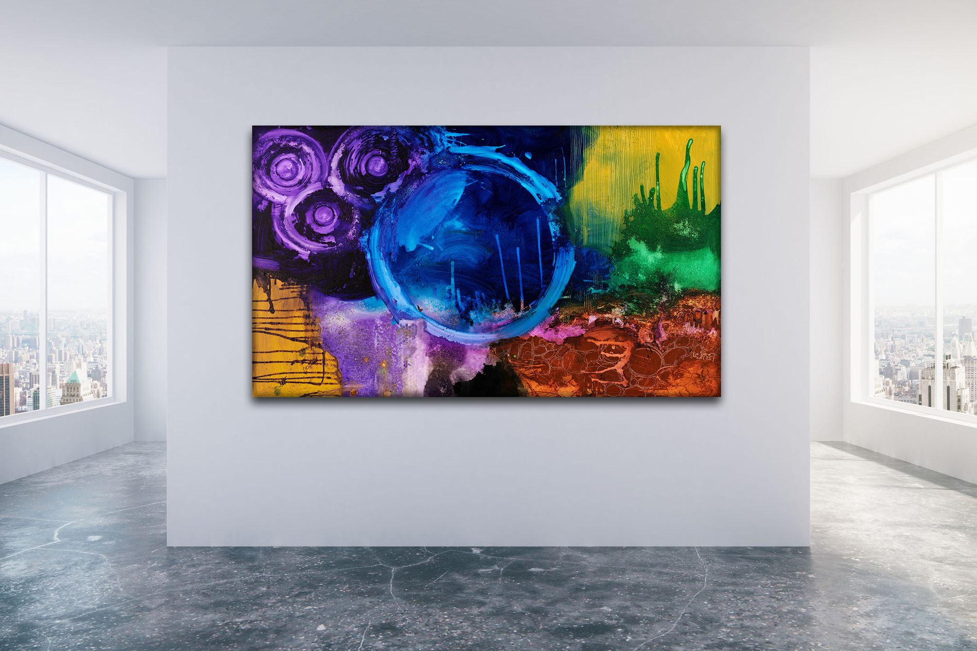 LARGE ABSTRACT CANVAS ART PRINTS