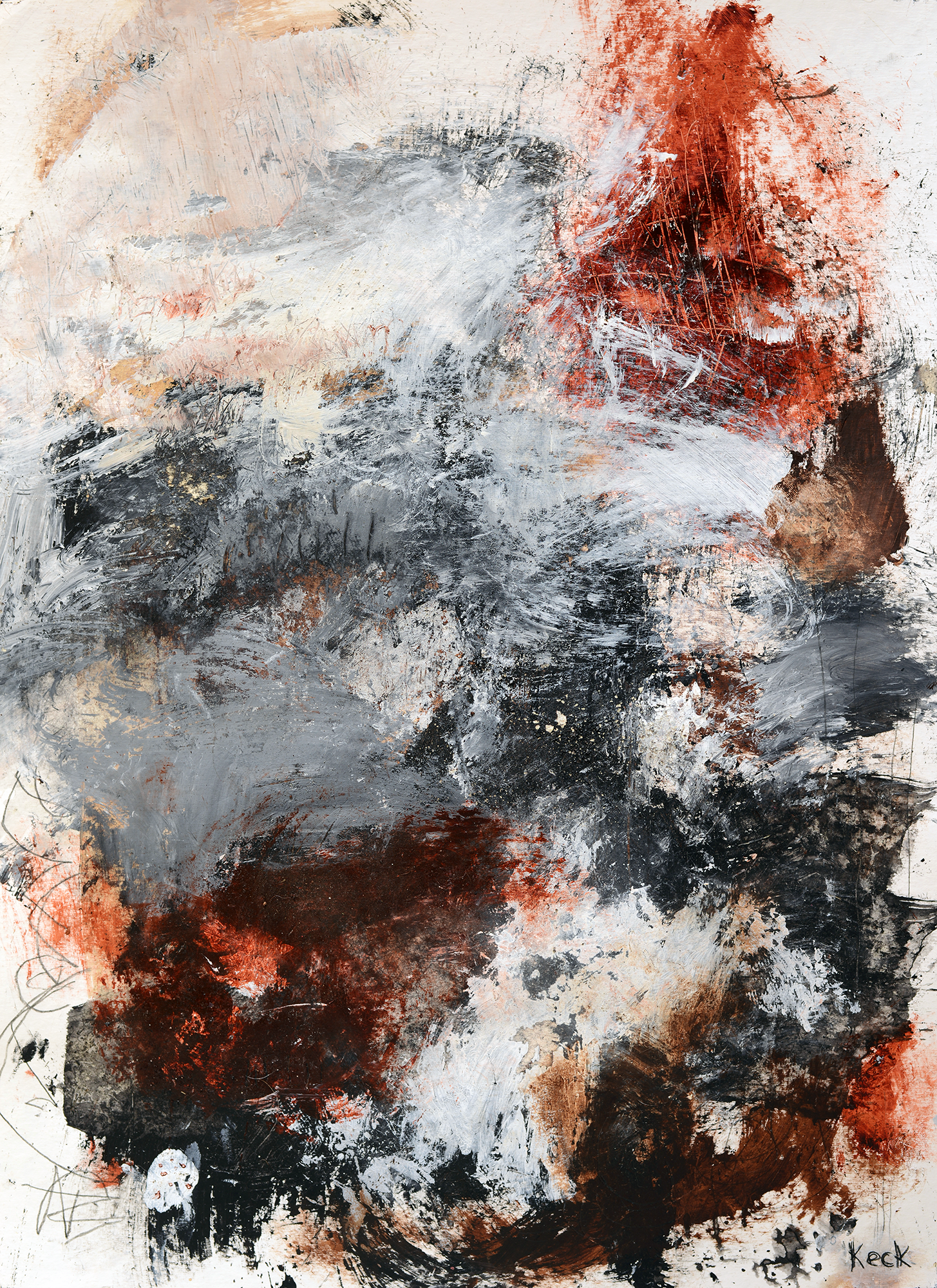 ABSTRACT CANVAS ART PRINTS BY MICHEL KECK