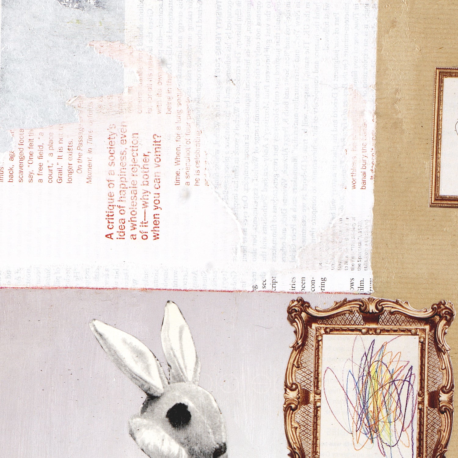 Raw Mixed Media<br> Canvas Art Prints <br>The Art Critic