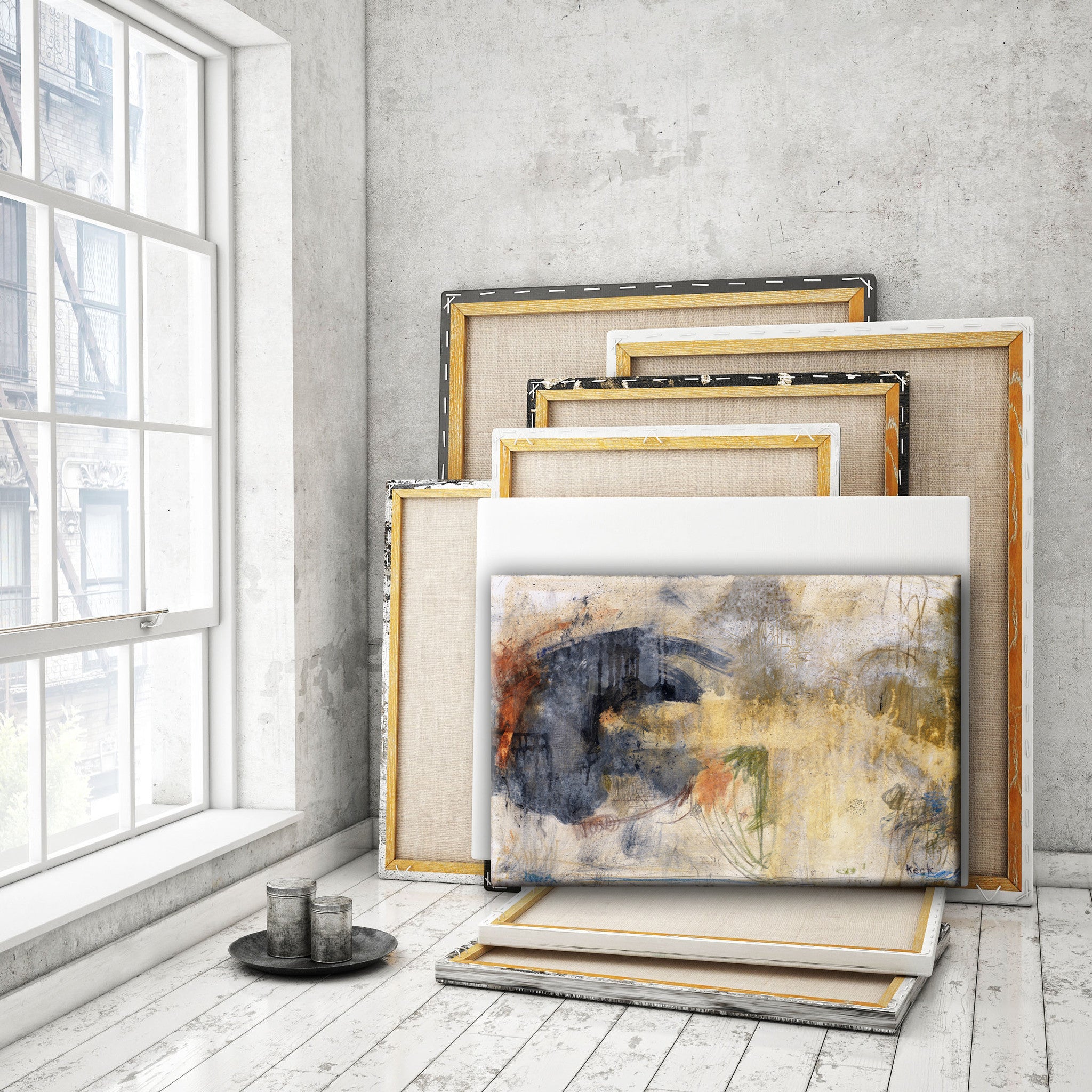 #081003 <br>  Live and Learn <br> Canvas Art Print