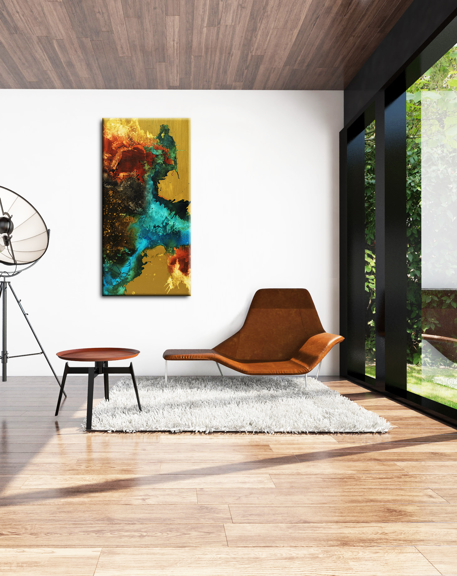 HUGE ABSTRACT CANVAS PRINTS BY MICHEL KECK