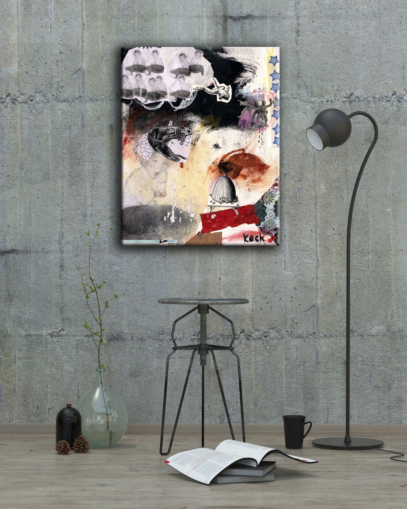 #101202 <br> Defense Mechanism <br> Canvas Art Print