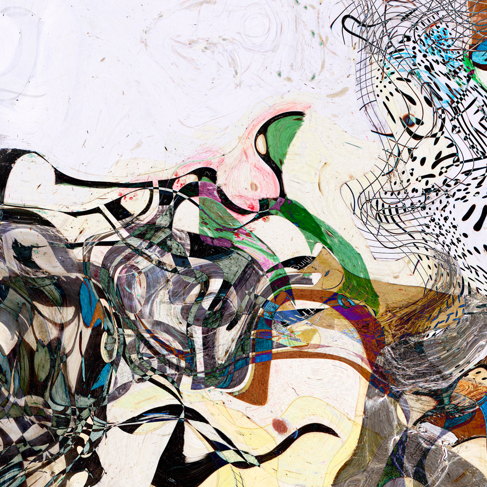 #101701 <br>Down The Rabbit Hole Series<br> Off With Their Heads<br> Abstract Canvas Art Print