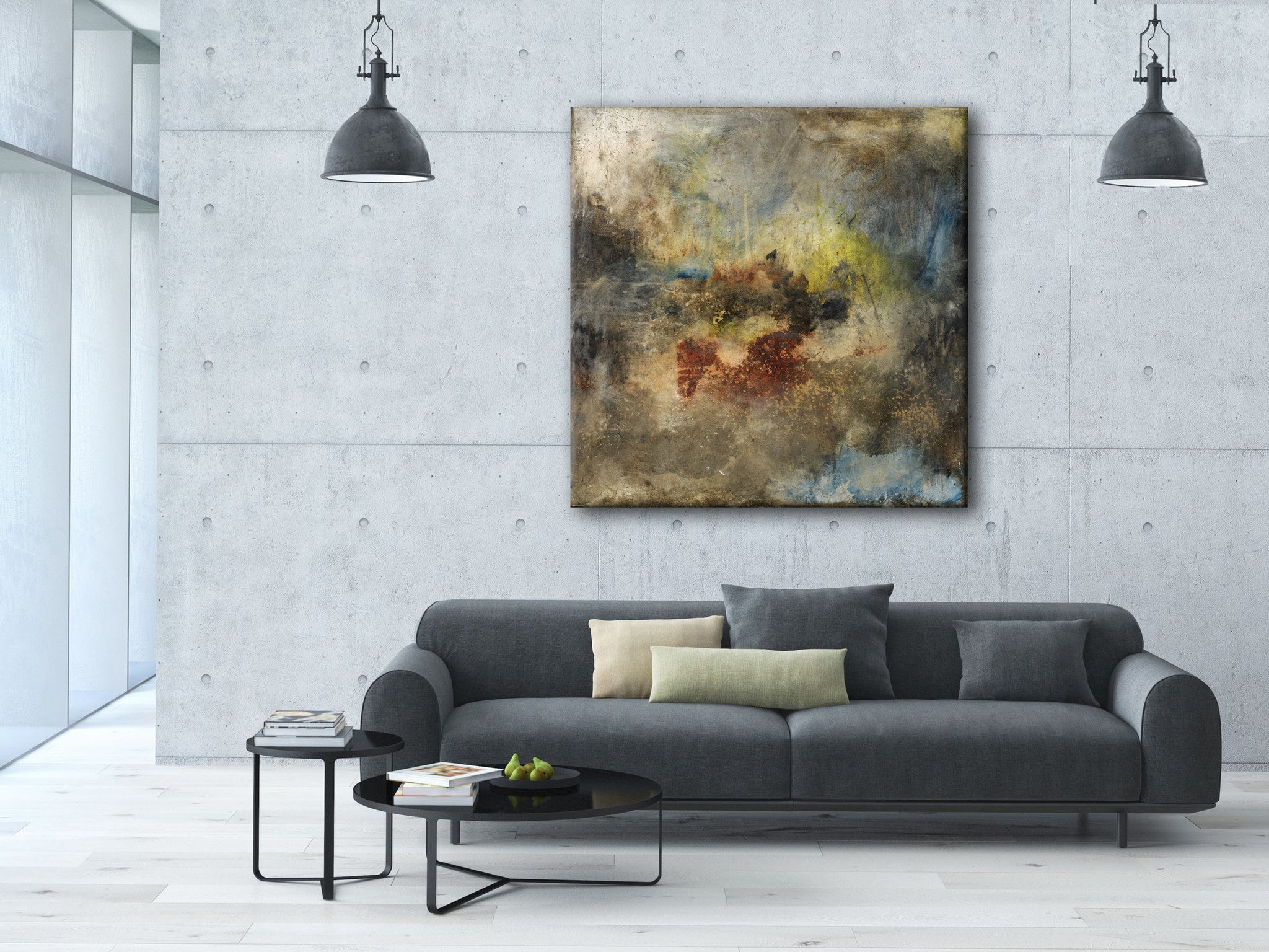 Luxury, organic paintings and abstract art prints by Michel Keck