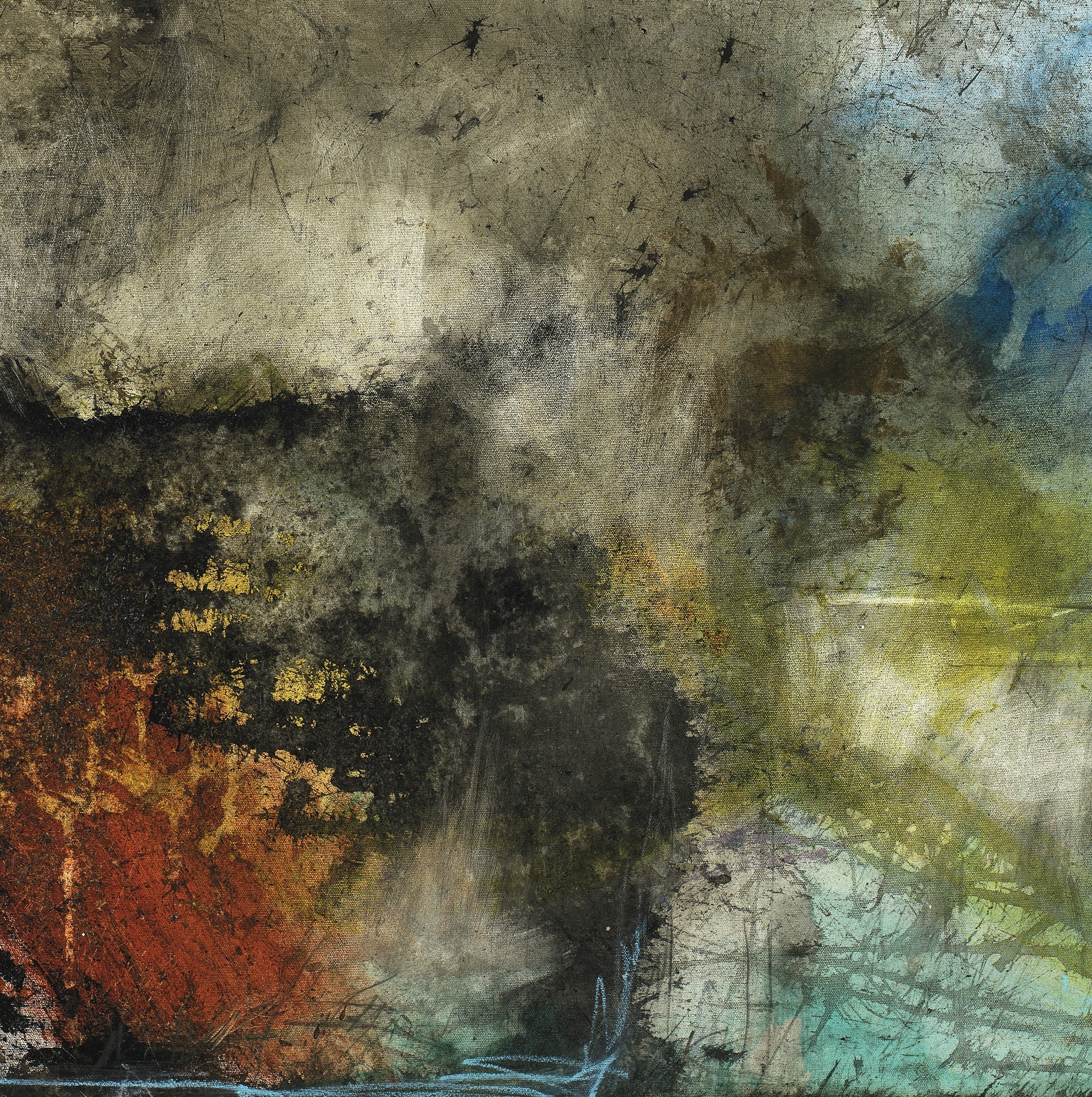 Contemporary abstract art prints on canvas