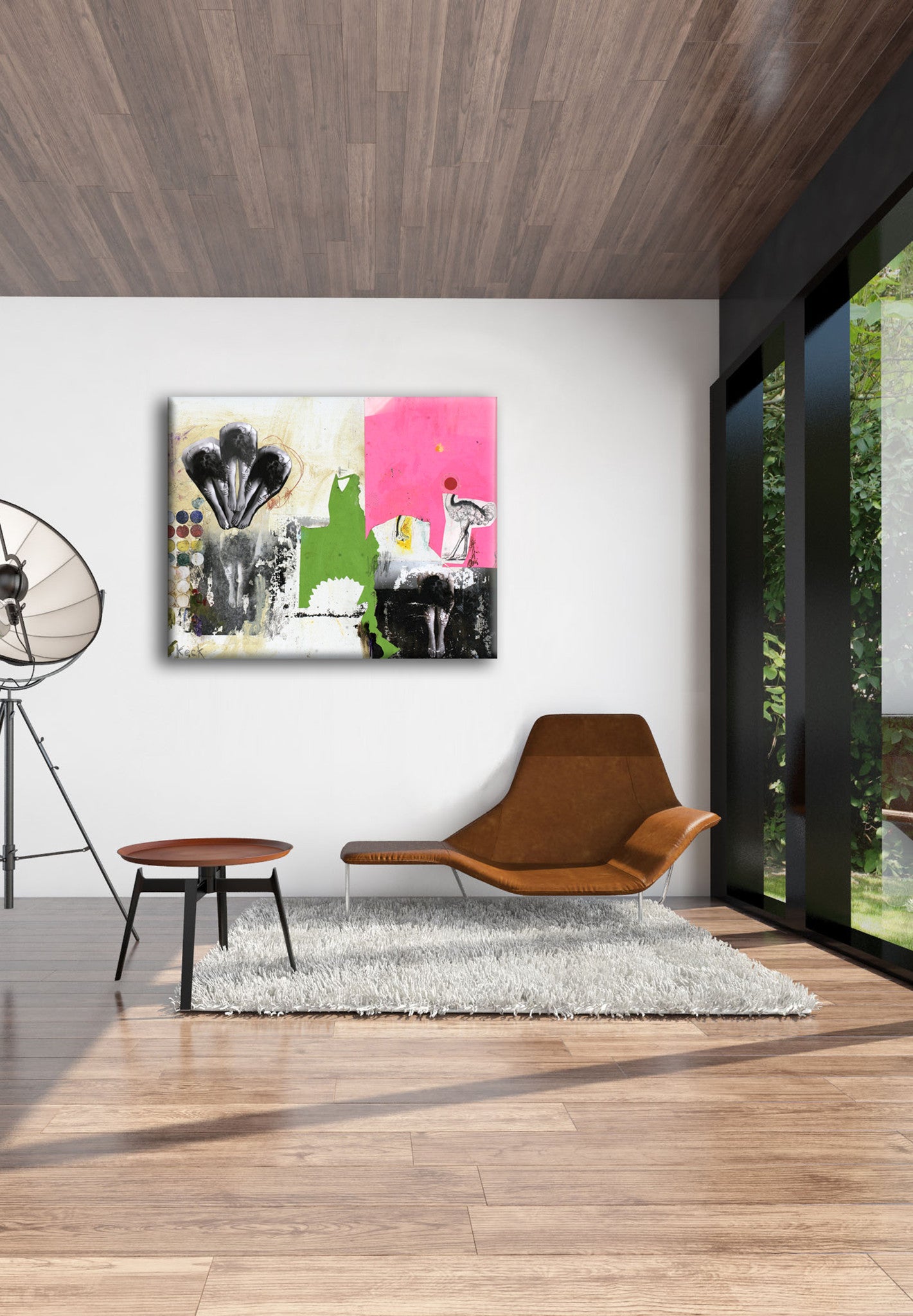 #101203 <br> Title: Bury <br> Mixed Media Art Print