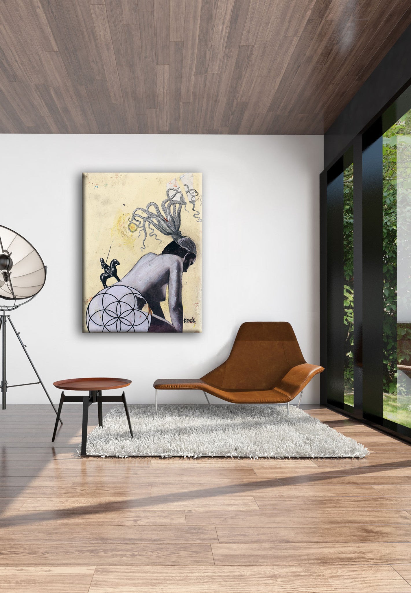 #031307 <br>Title: Resurgence<br> Mixed Media Art Print